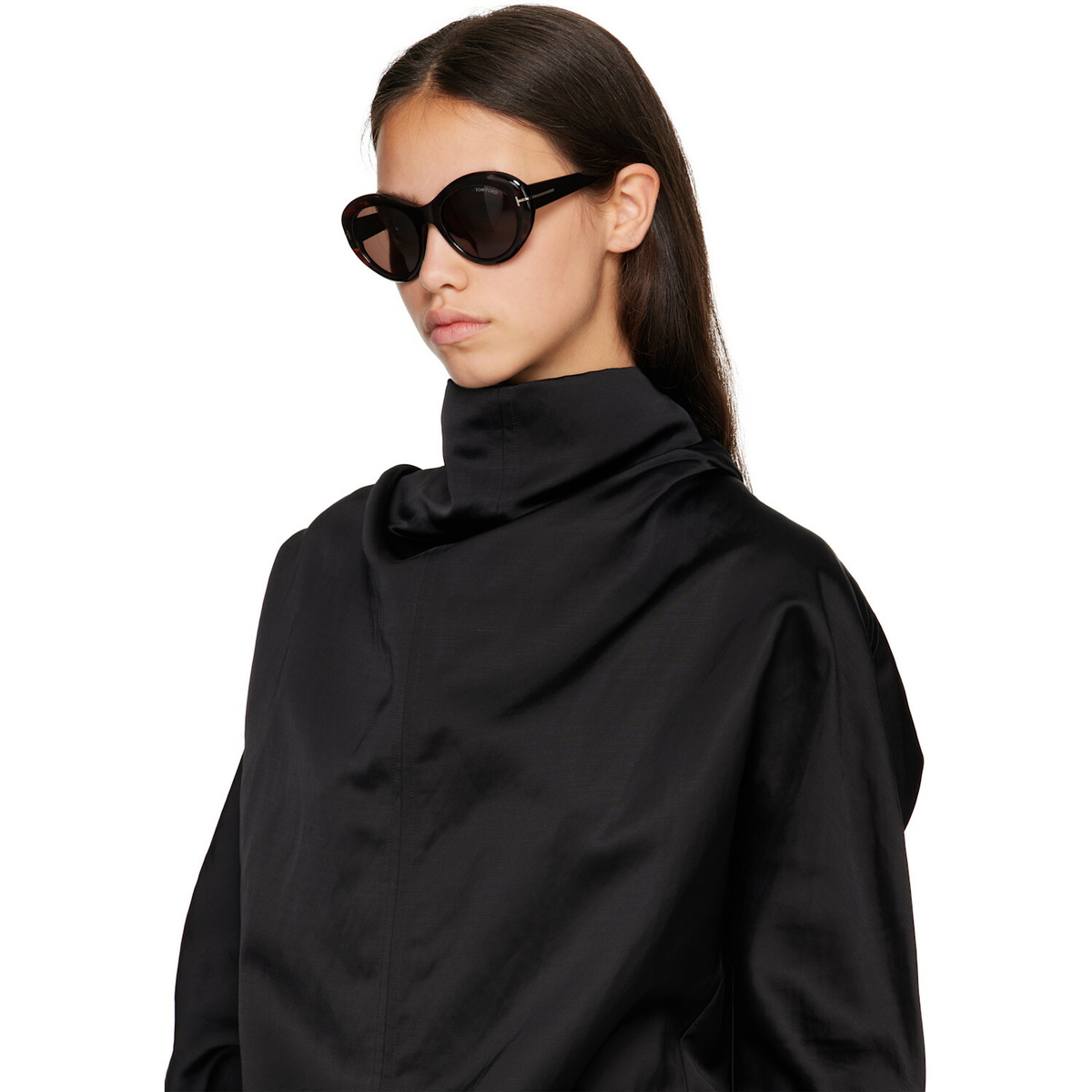 TOM FORD Brown Elodie Sunglasses