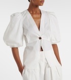 Adriana Degreas Cotton-blend top