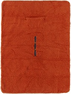 The North Face Navy & Orange Wawona Fuzzy Convertible Blanket