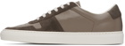 Common Projects Brown BBall Duo Sneakers