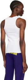 Mowalola White Circles Tank Top