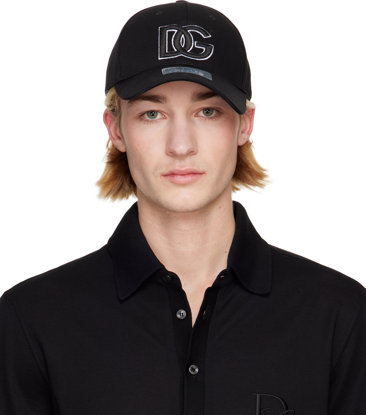 Dolce & Gabbana Black Logo Cap Dolce & Gabbana