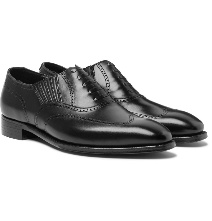 Photo: George Cleverley - Winston Leather Oxford Brogues - Black