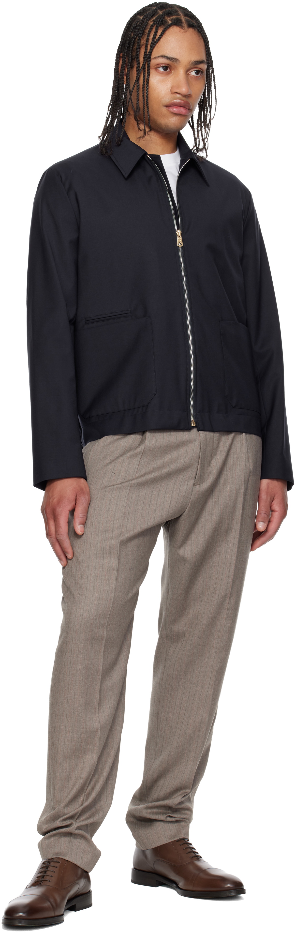 Paul Smith Navy Regular Fit Jacket
