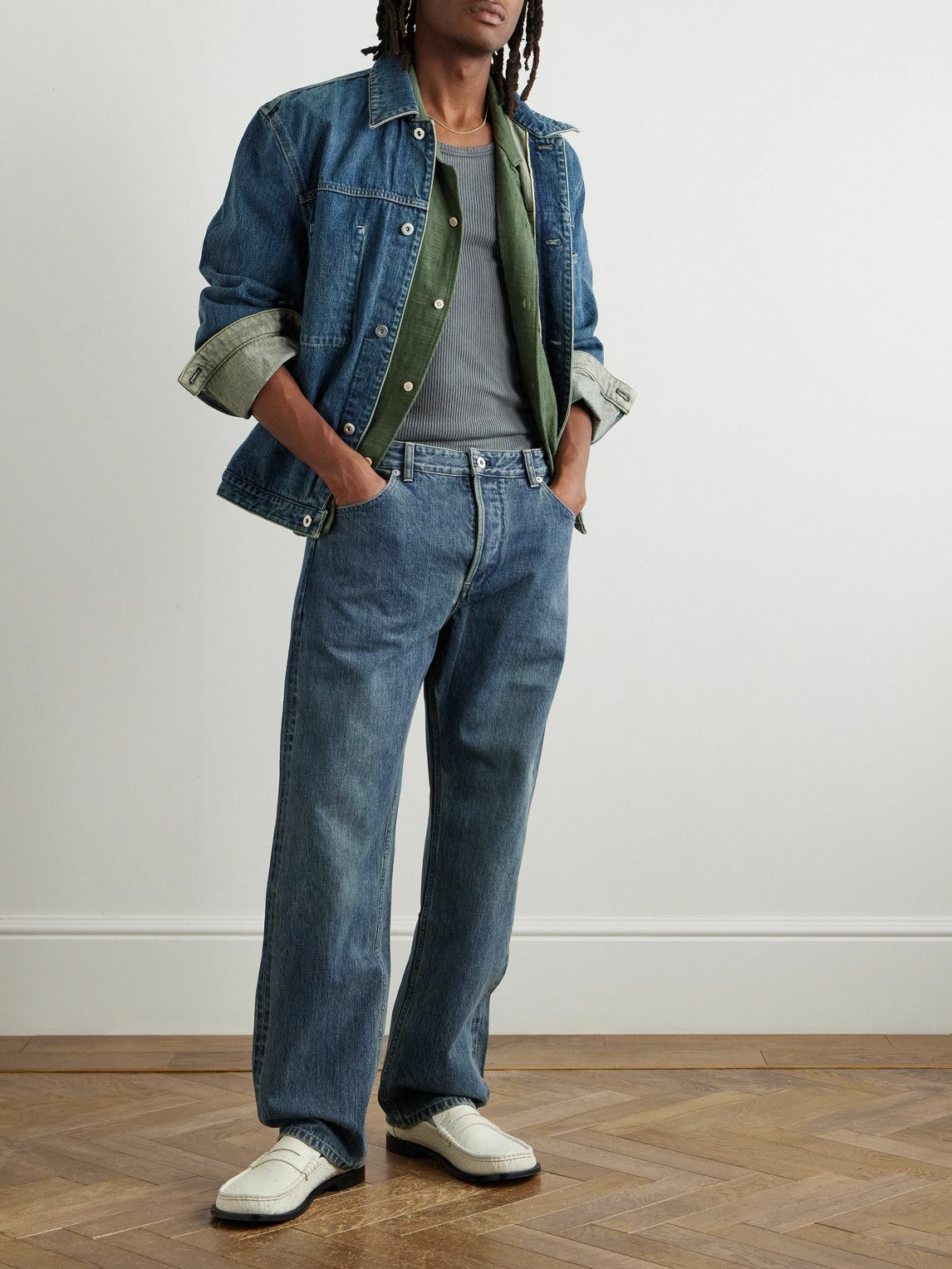 Jil Sander - Straight-Leg Selvedge Jeans - Blue Jil Sander Jil Sander - Straight-Leg Selvedge Jeans - Blue Jil Sander