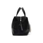 Kara Black Leather Duffle Bag