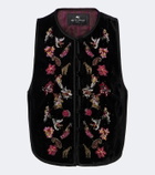 Etro Beaded velvet vest