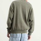 A Bathing Ape Men's Garment Dye College Sweatshirt in Olive Drab