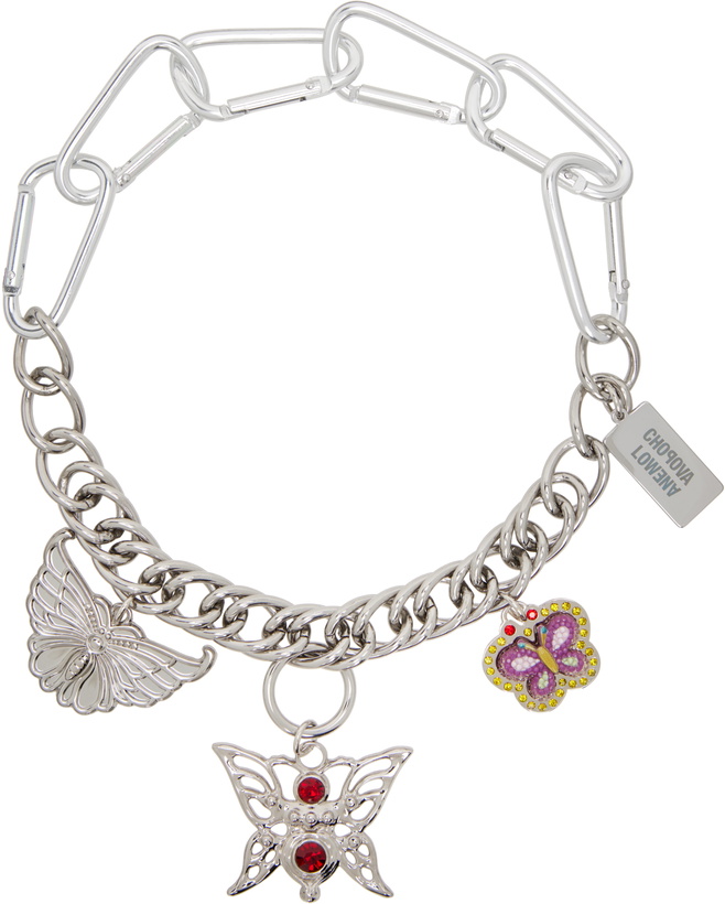 Photo: Chopova Lowena Three Butterflies Carabiner Necklace