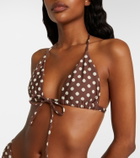 Montce Emma polka-dot bikini top