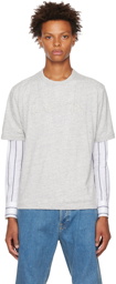 Lanvin Gray Embossed T-Shirt