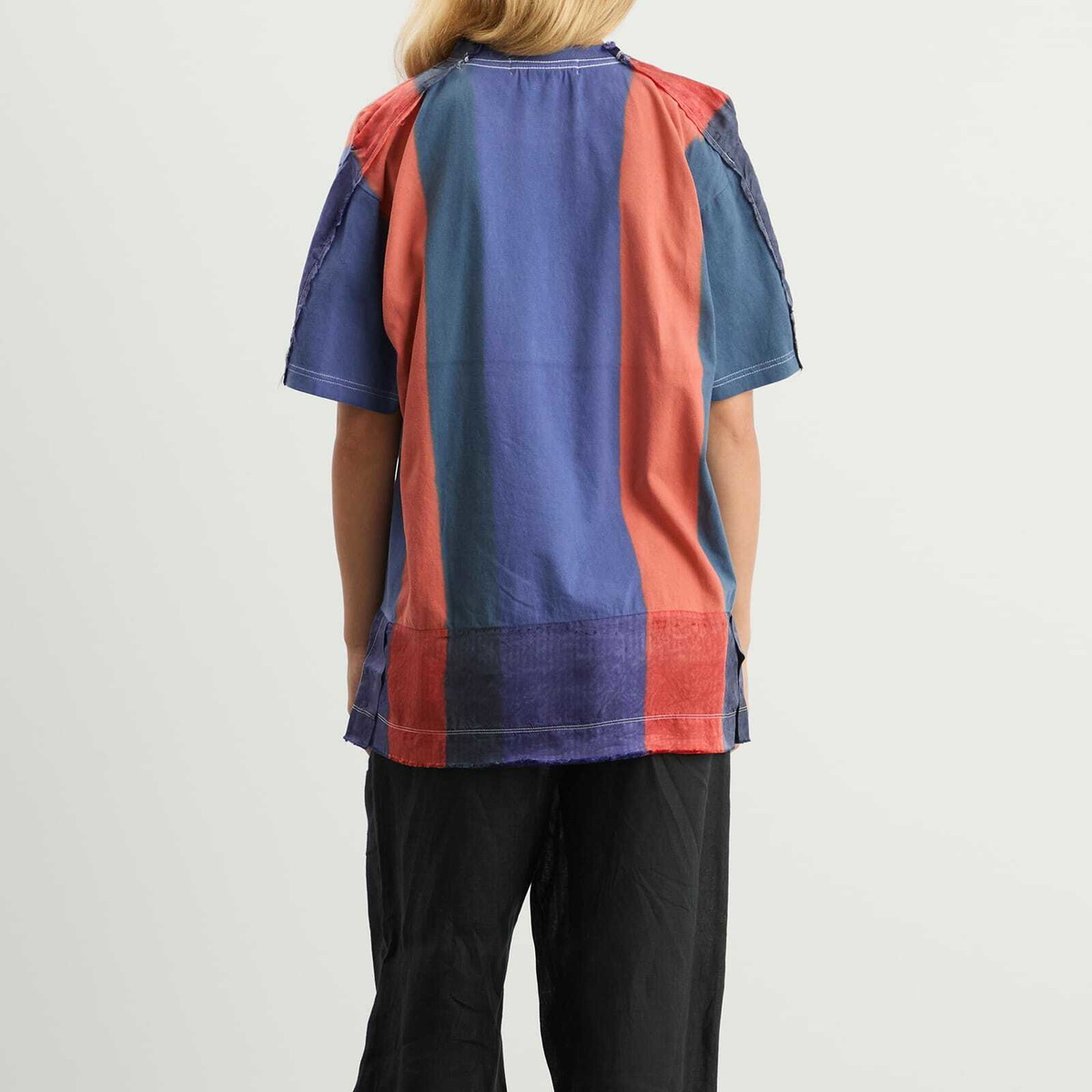 TOGA ARCHIVES Women's Panel T-Shirt in Blue