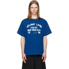 Helmut Lang Blue Varsity T-shirt