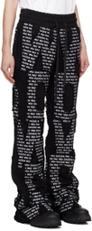 Who Decides War Black WDW Overlay Sweatpants