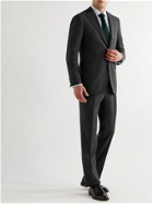 BEAMS F - Slim-Fit Cotton-Seersucker Suit Jacket - Gray