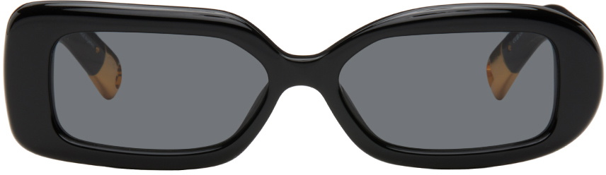 JACQUEMUS Black La Casa 'Les lunettes Rond Carré' Sunglasses