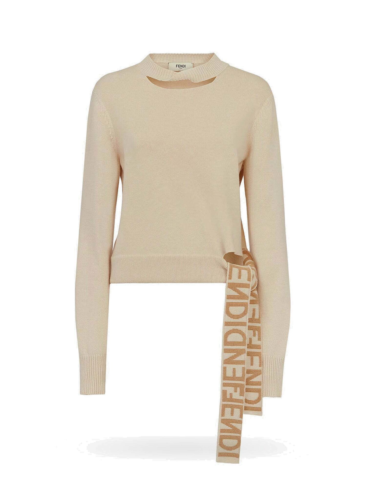 Fendi Sweater Beige Womens Fendi