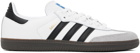 adidas Originals White & Black Samba OG Sneakers