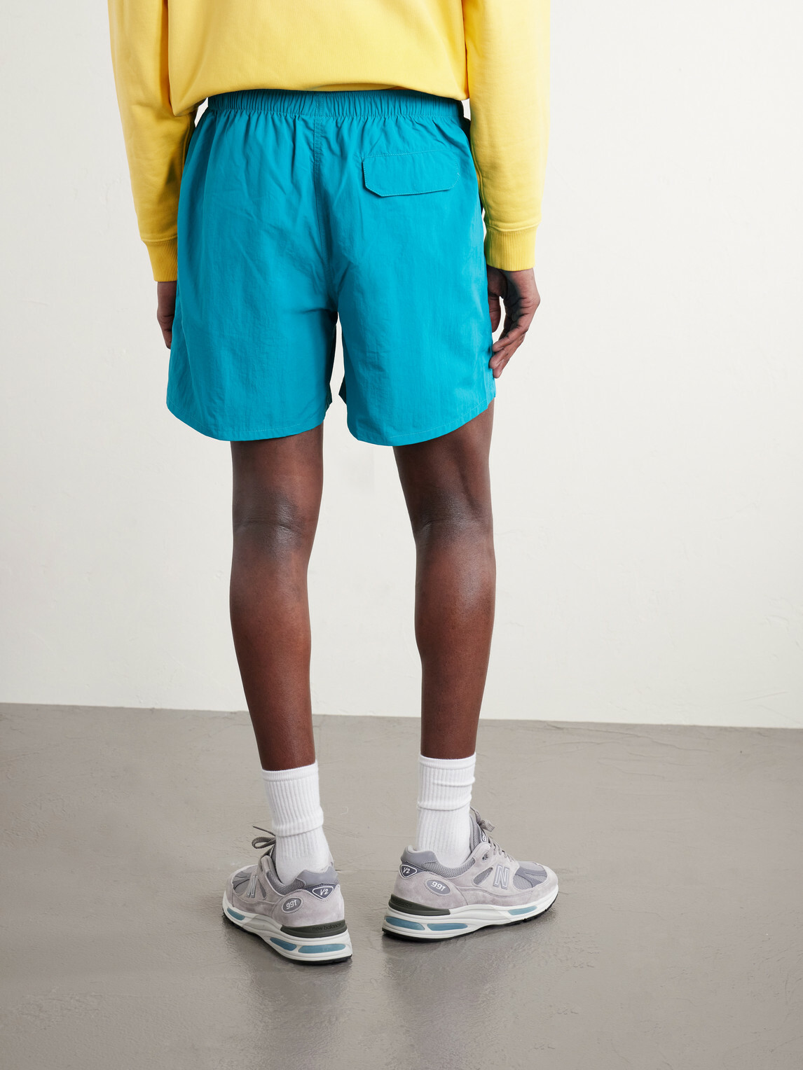 Aimé Leon Dore - Straight-Leg Logo-Embroidered Shell Drawstring Shorts - Green