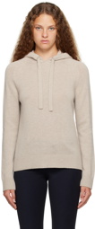 S Max Mara Taupe Virgola Hoodie