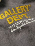 Gallery Dept. - Mechanic Logo-Embellished Corduroy-Trimmed Cotton Bomber Jacket - Blue