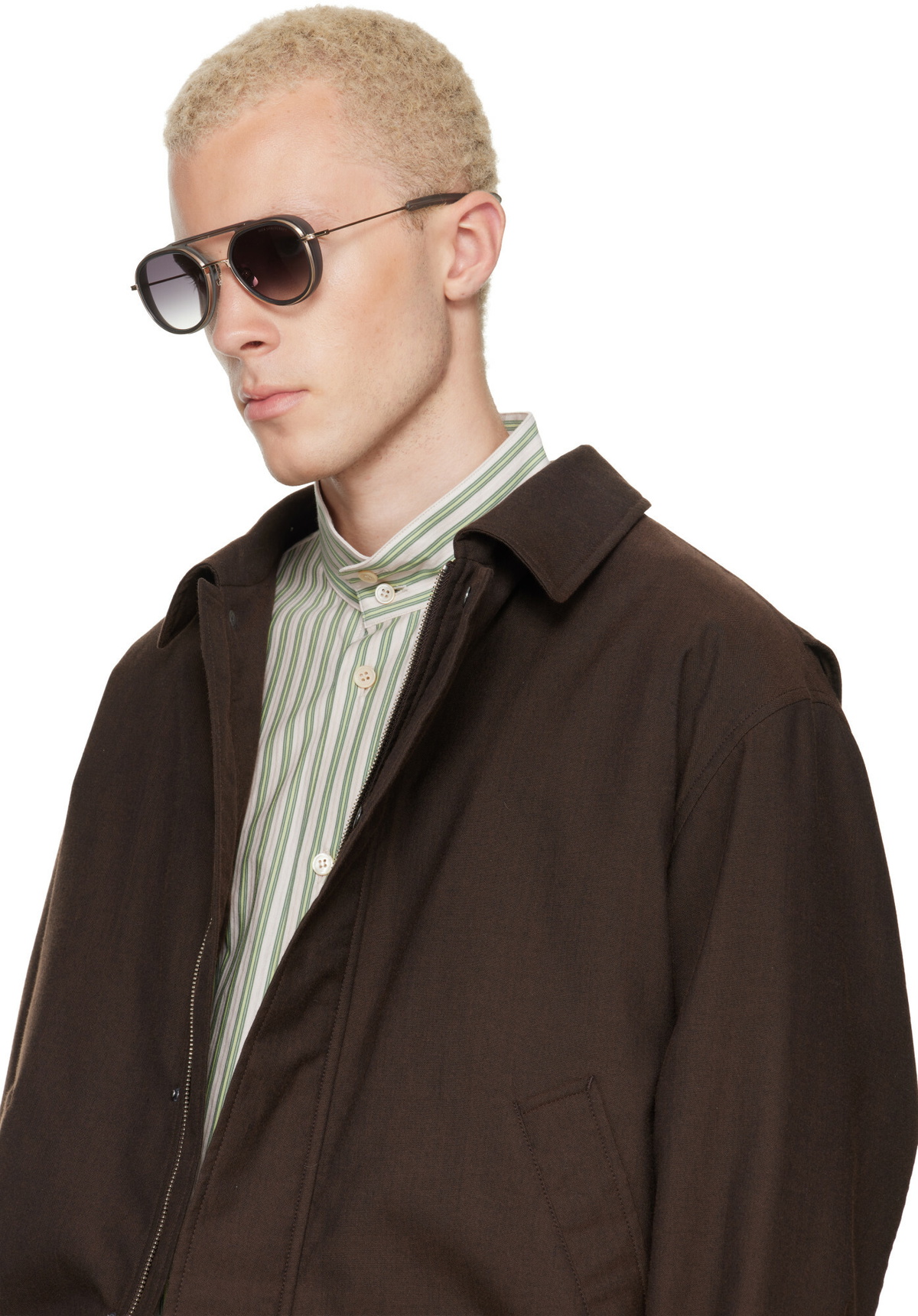 Dita Gray & Gold Spacecraft Sunglasses