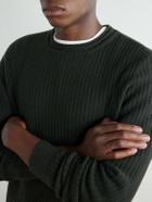 Inis Meáin - Merino Wool and Cashmere-Blend Sweater - Green