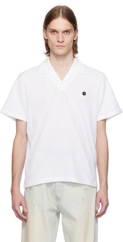 Photo: AMBUSH White Logo Polo