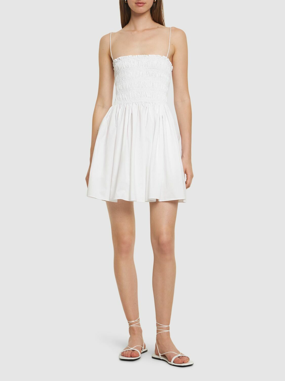 MATTEAU Organic Cotton Poplin Mini Dress Matteau
