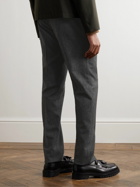 Sunspel - Tapered Merino Wool Trousers - Gray