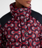 Fusalp Tatum printed quilted ski jacket