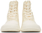AMBUSH Off-White Leather Mix Hi Sneakers