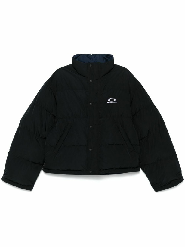 Photo: Balenciaga Logo-Embroidered Reversible Puffer Jacket