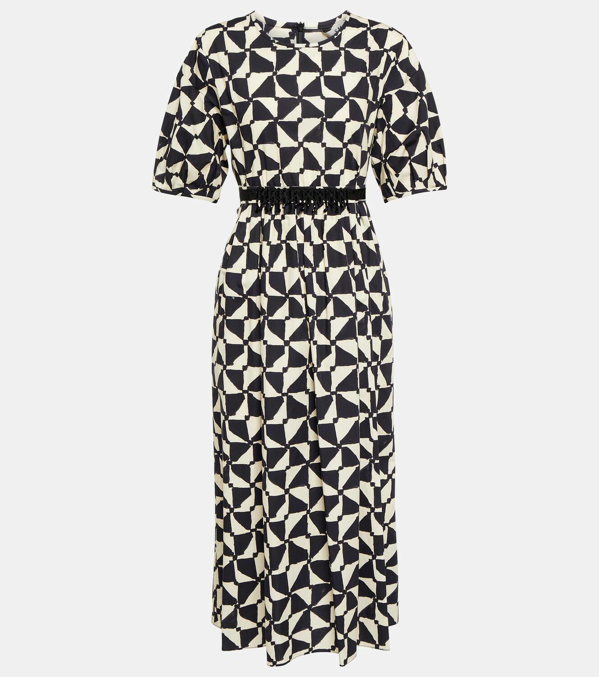 ワンピース MAX MARA 'Cesy' dress White/Black CESY S Max Mara Fatogi belted cotton midi dress S Max Mara