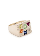 Bleue Burnham Cottage Rose Garden Sterling Silver Signet Ring
