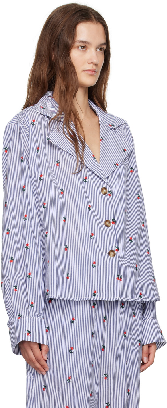 Caro Editions Blue Bonsai Shirt