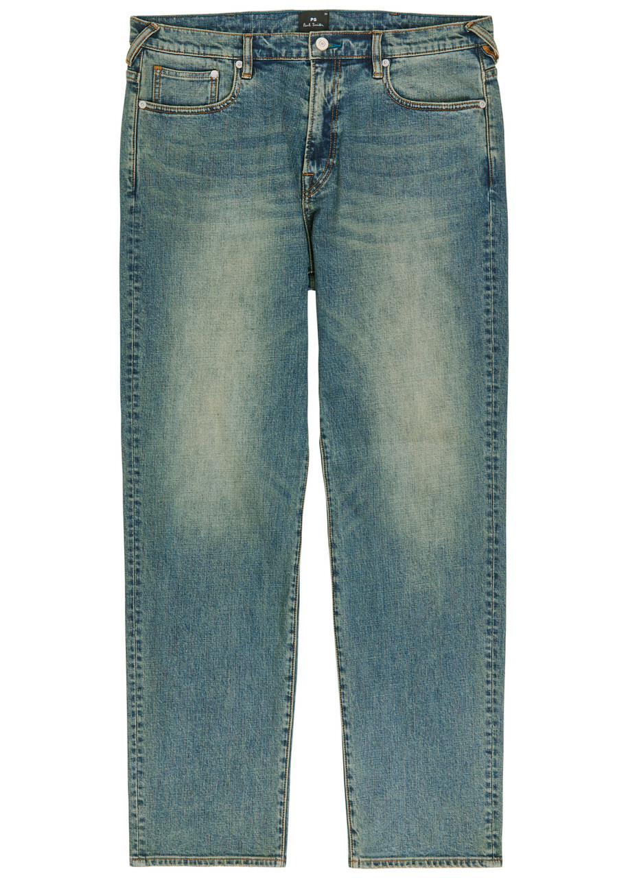 PS Paul Smith Tapered-leg Jeans Mid Blu