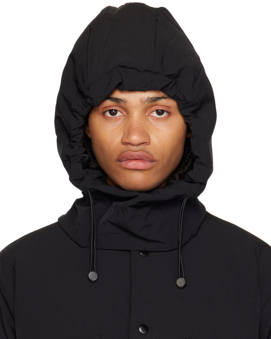 thom/krom Black Drawstring Hood