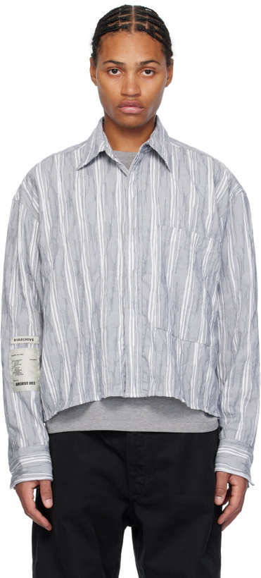Photo: B1ARCHIVE Gray Single Pocket Shirt