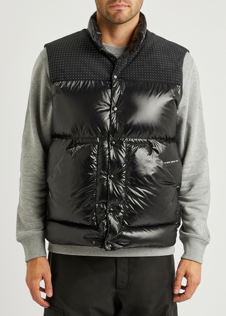 Moncler Genius 7 Moncler Frgmt Osteen Quilted Shell Gilet Black