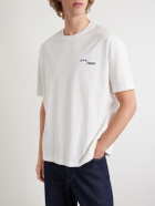 A.P.C. - Fragment Logo-Print Cotton-Jersey T-Shirt - White