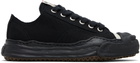 Maison MIHARA YASUHIRO Black 'Hank' OG Sole Canvas Low-Top Sneakers