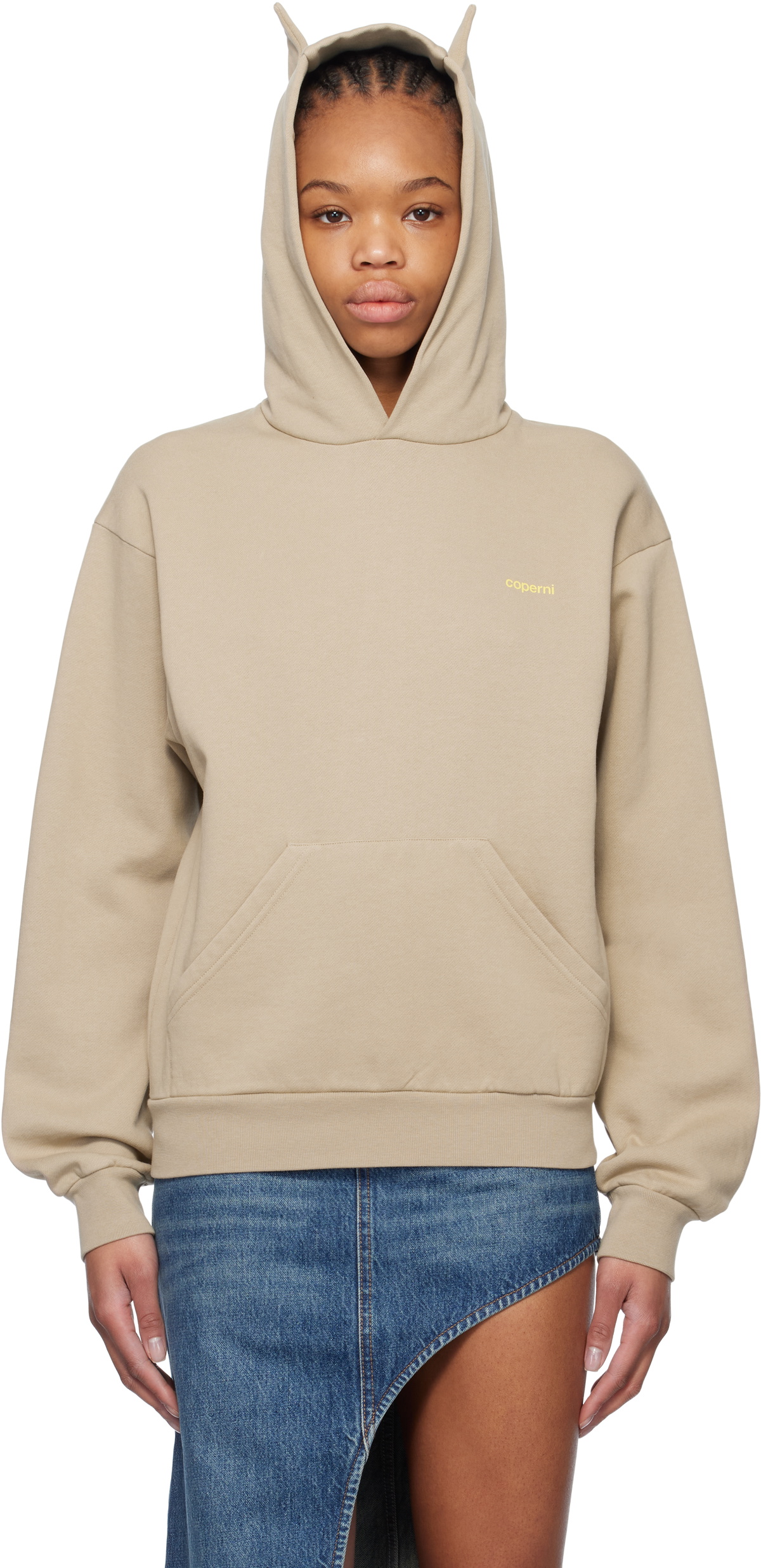 Coperni Pink Horn Hoodie Coperni Coperni Pink Horn Hoodie Coperni