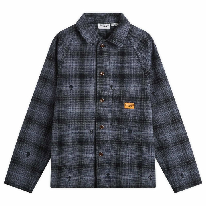 Photo: Service Works Men's Thistle Plaid FOH Jacket in Black