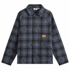 Service Works Men's Thistle Plaid FOH Jacket in Black