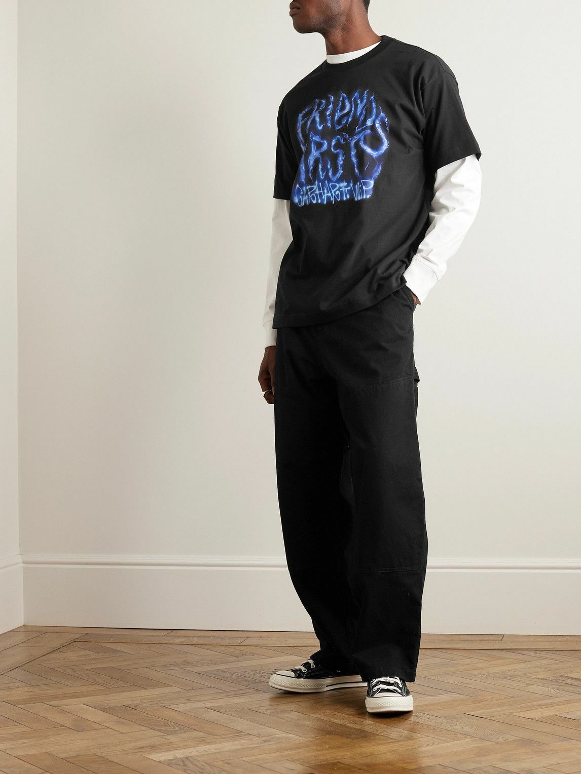 Carhartt WIP - Babybrush Friends First Printed Cotton-Jersey Carhartt WIP - Babybrush Friends First Printed Cotton-Jersey