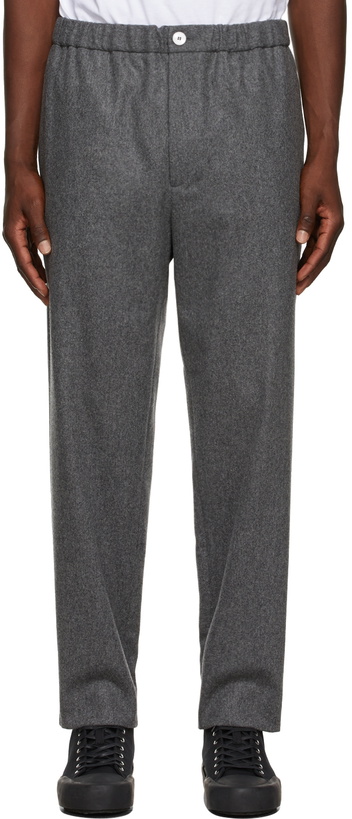 Photo: Jil Sander Grey Wool Trousers