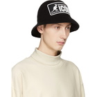 Dsquared2 Black and White Kangaroo Bucket Hat