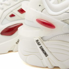 Raf Simons Men's Cylon-21 Sneakers in Off-White/Red