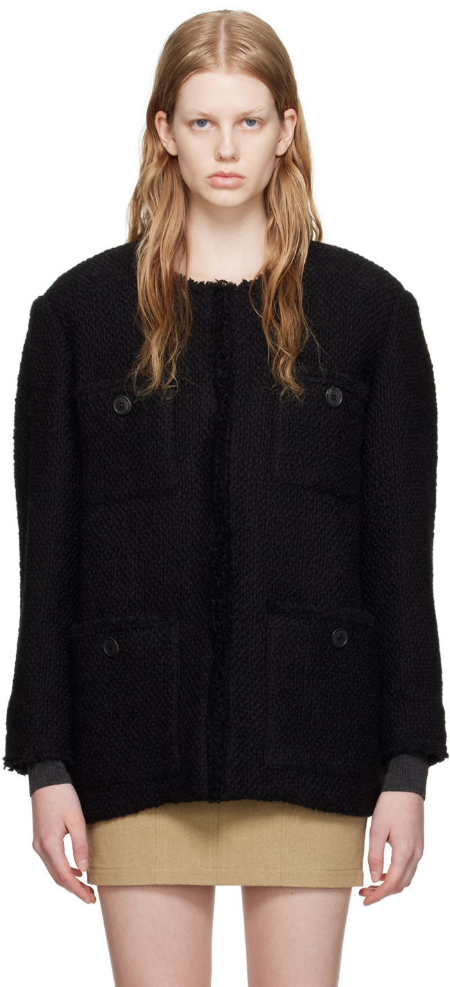 Isabel Marant Black Dianaza Cowens Jacket Isabel Marant